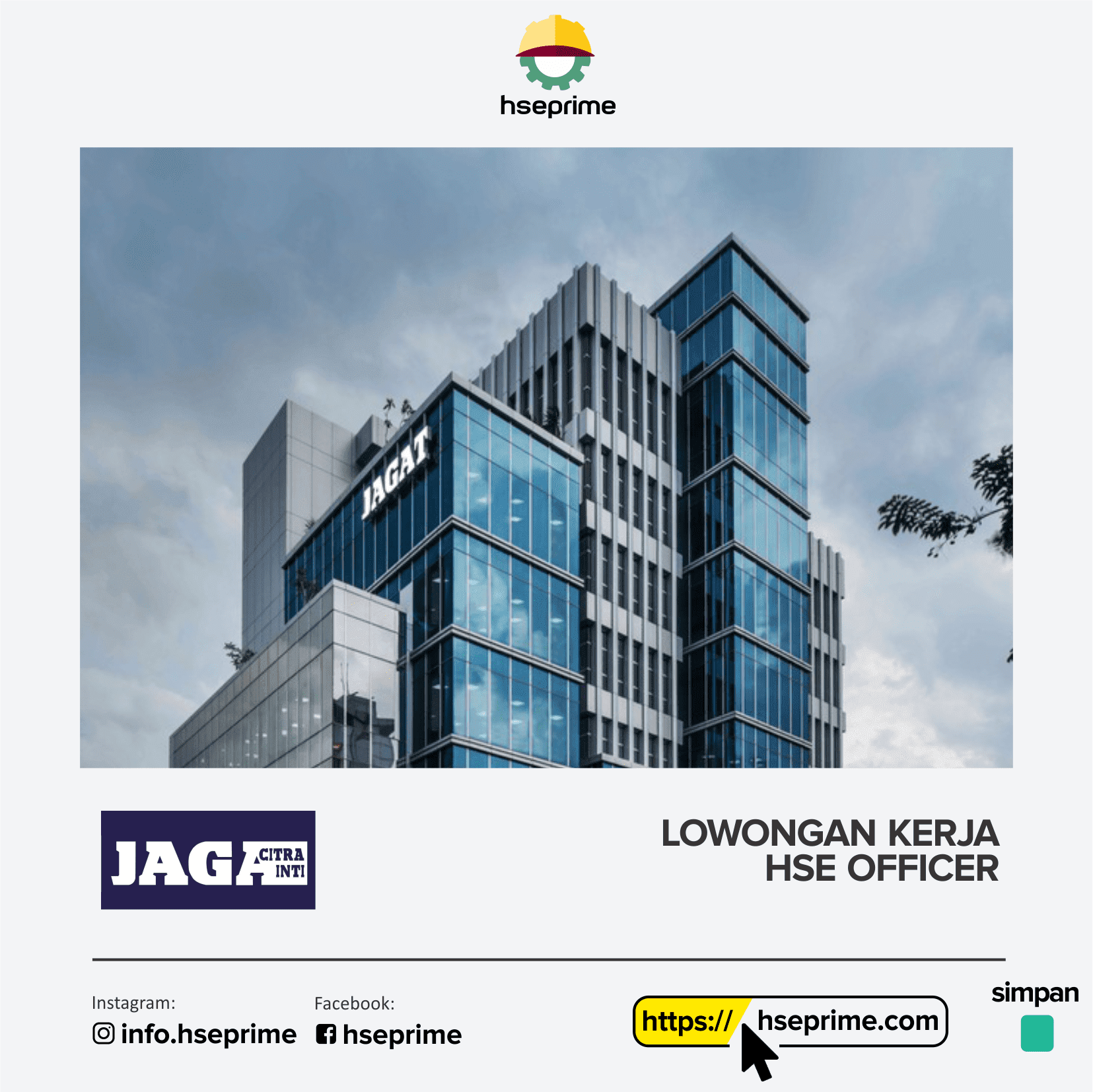 Lowongan Kerja Hse Officer Pt Jaga Citra Inti Hse Prime