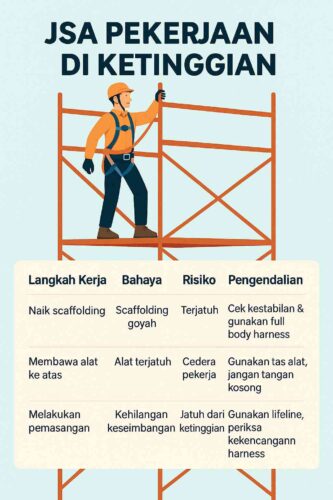 jsa bekerja di ketinggian